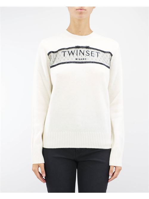 Sweater with logo Twinset TWIN SET | Sweater | TT3500282